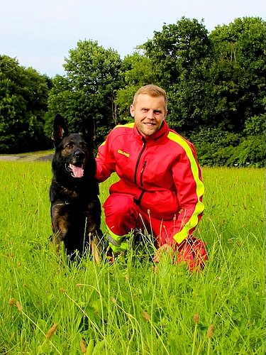 Stellvertretender Staffelleiter: Tobias Bibinger mit Luggi